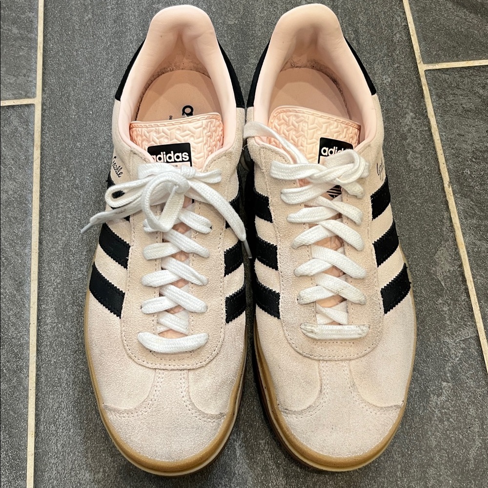 adidas Women's Gazelle Bold Wonder Quartz Black Gum Sneakers